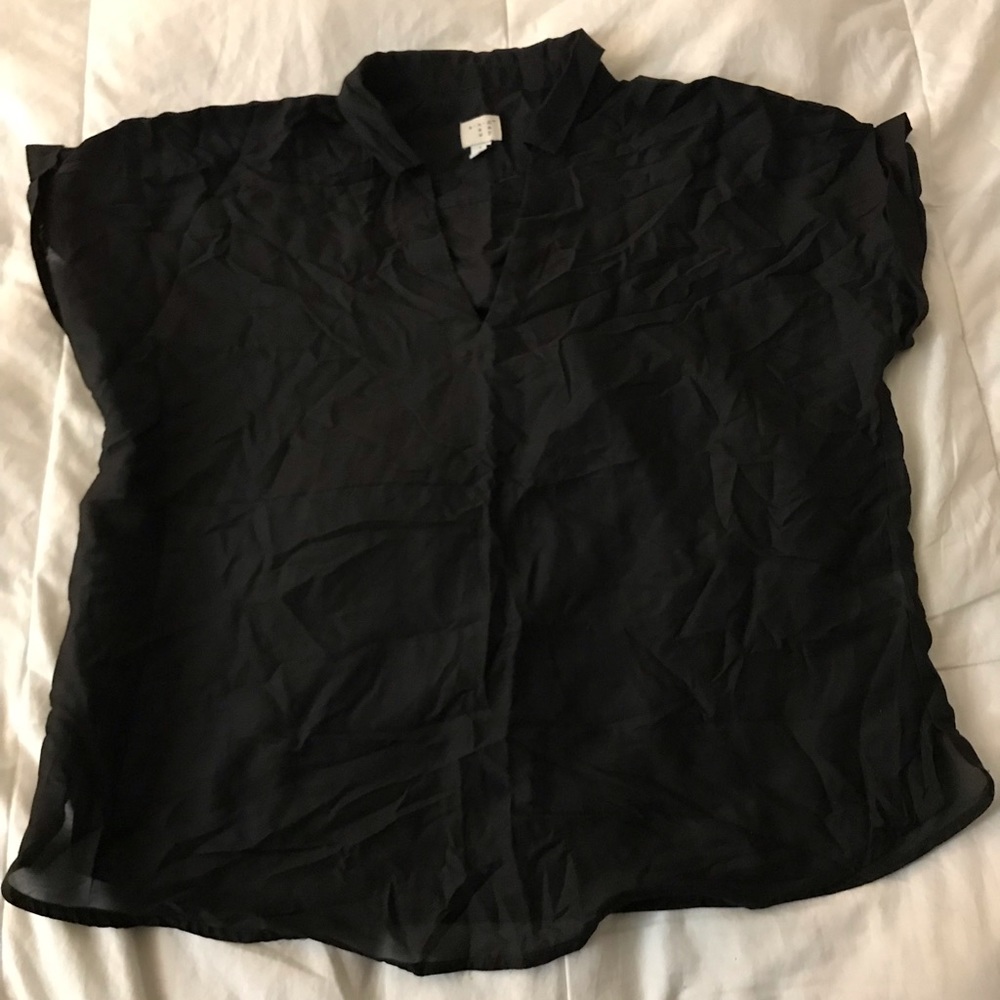 A New Day sheer blouse